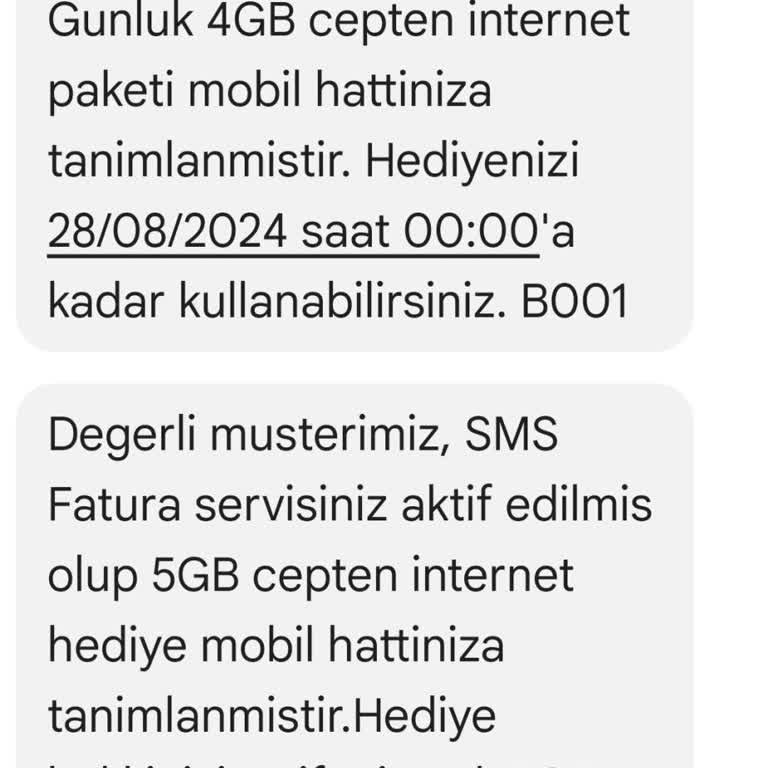 Türk Telekom Yanıltıcı İnternet Paketi Mesajları Ve Yüksek Fatura Şoku
