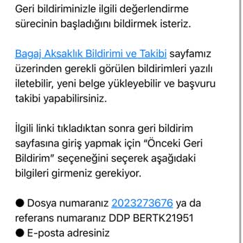 Türk Hava Yolları Valiz Mağduriyeti