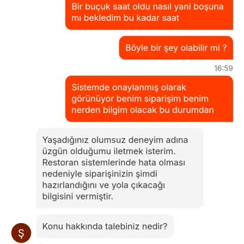 Migros Yemek Boşu Boşuna Sipariş Bekletiyor