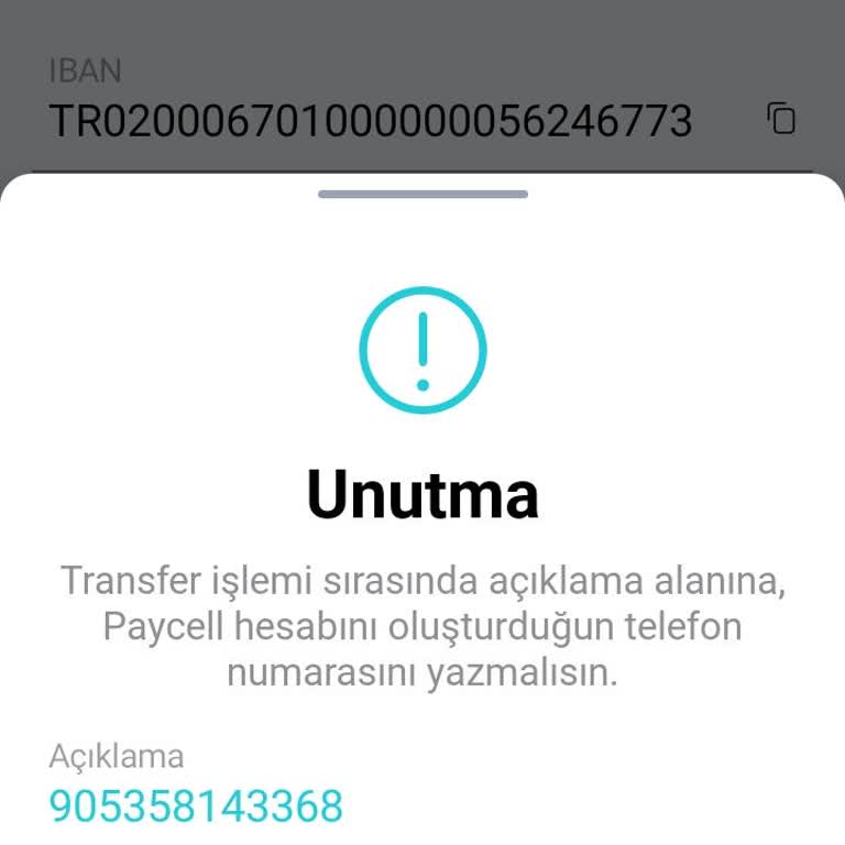 Paycell Para Gönderdim Gelmedi