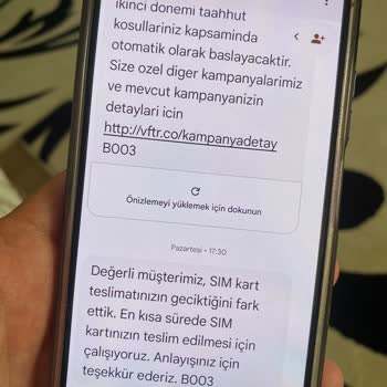 Vodafone Online Hat Taşıma Sürecinde Yaşanan Sorunlar ve Mağduriyet