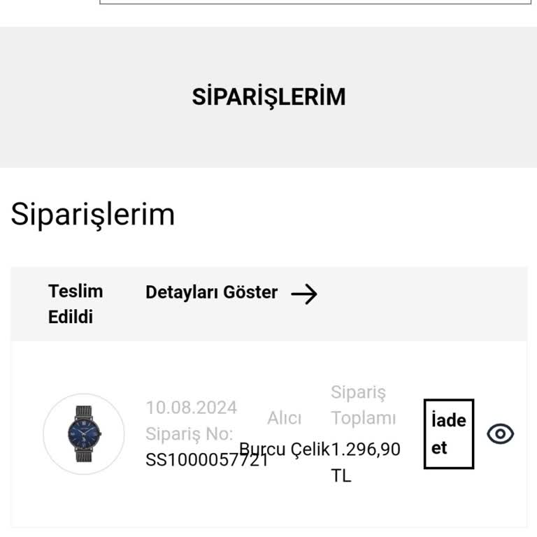 Saat & Saat Ücreti Kaç Gündür İade Etmiyor