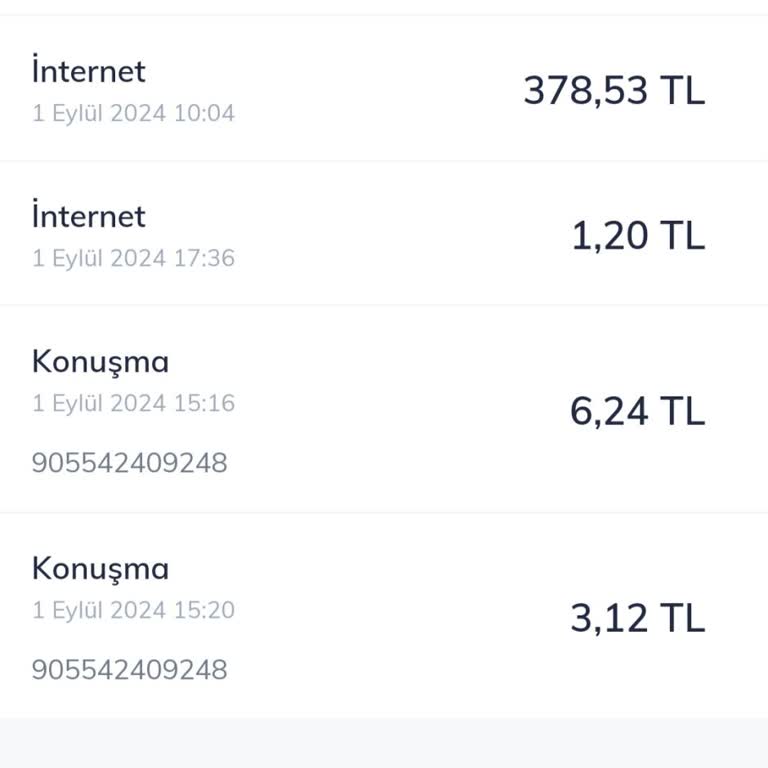Türk Telekom TT Mobil Liralarımı Yedi