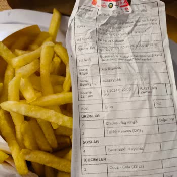 Burger King Sipariş Ve Gelen Ürün Arasındaki Tutarsızlık