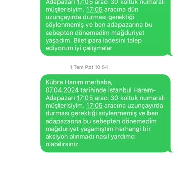 Vib Turizm Sakarya Otobüs Bileti Mağduriyeti Ve İade Sorunu
