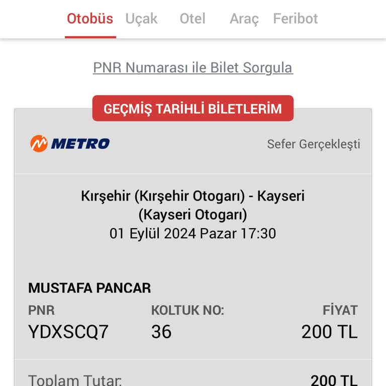 Metro Turizm Otobüsünün Geç Kalmış Ve Yanlış Perona Girmiş Olması