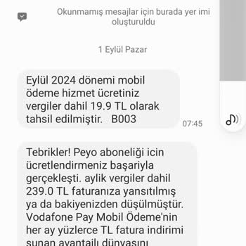 Vodafone ve Beeplay Abonelikleri ile Haksız Faturalandırma