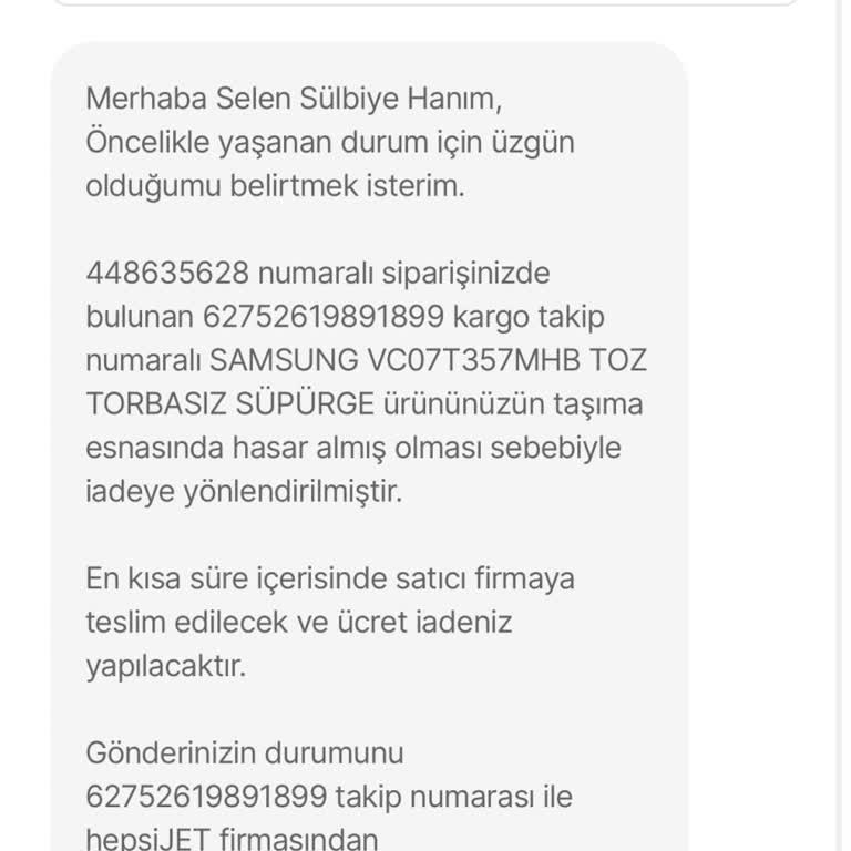 hepsiJET Hepsiburada İademi Zamanında Yapmadı!