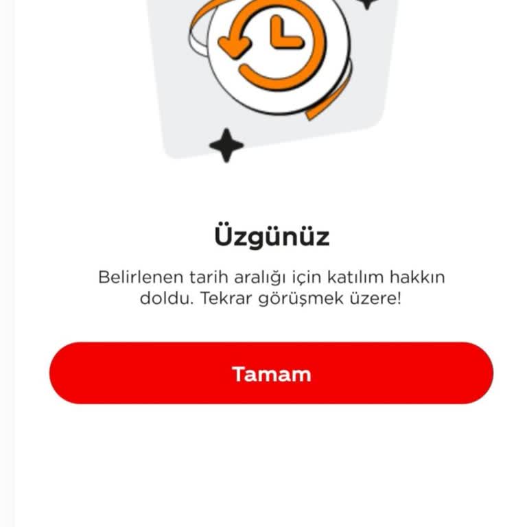 Coca-Cola Şifre Atıyorum Hakkınız Dolmuştur Uyarı Yazısı Veriyor.