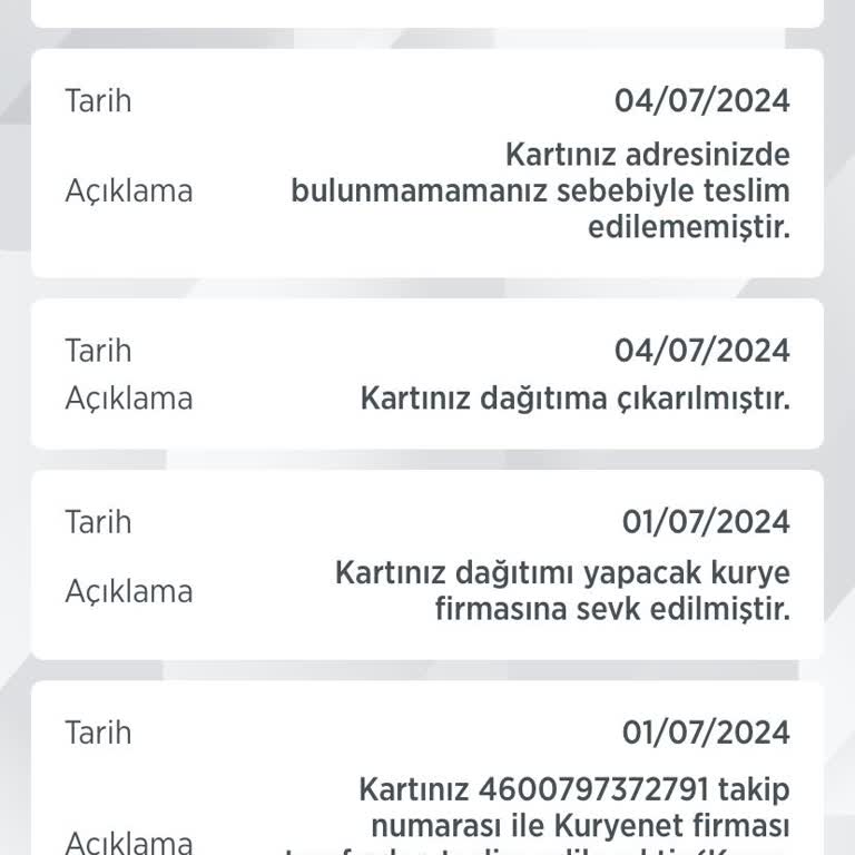 Kuryenet Kırşehir Adresime Teslim Sağlamadı