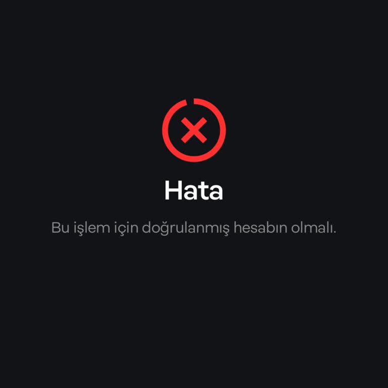 Papara Doğrulanmış Hesap Olması Gerekiyor