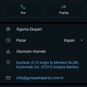 Güney Ekspertiz G**** E******** Görevini Zamanında Yapmamış Ve Eksik Yapmıştır