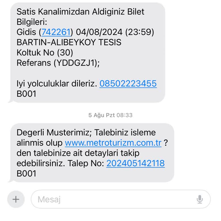 Metro Turizm Muavin Müşteriye Davranışı