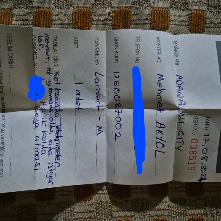 Mudo Ayıplı Ürün İade Talebi Red