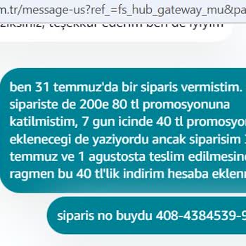 Amazon Promosyon Kuponu Sorunu Ve Müşteri Hizmetleri Deneyimi