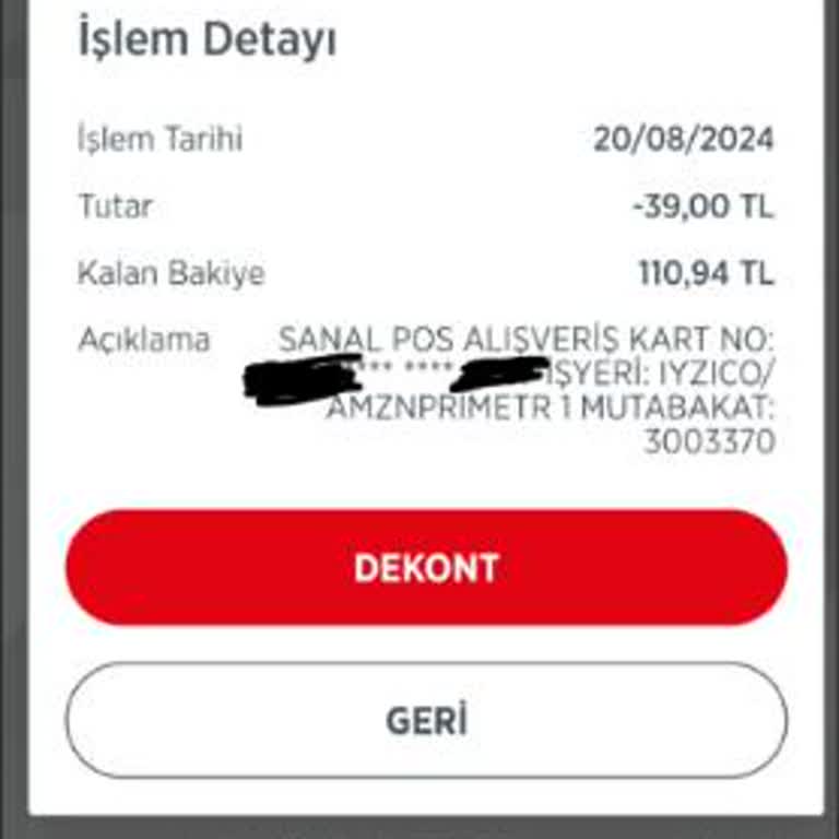 Amazonunun Üyeliğim Olmamasına Rağmen Para Çekmesi