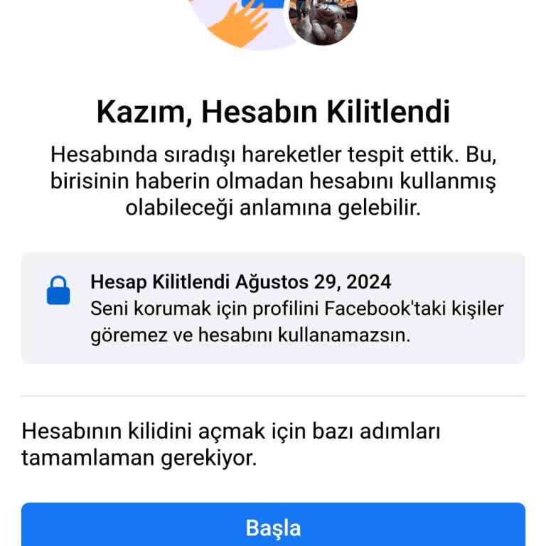 Hesap Kilitlendi ve Onay Süreci Tamamlanmadı