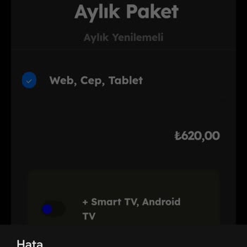 TOD Tv Tod Ücreti Aldı Paketi Vermedi