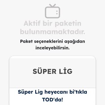 TOD Tv Tod Ücreti Aldı Paketi Vermedi