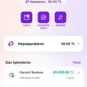 Hepsi Pay İbana Para Gönderememe