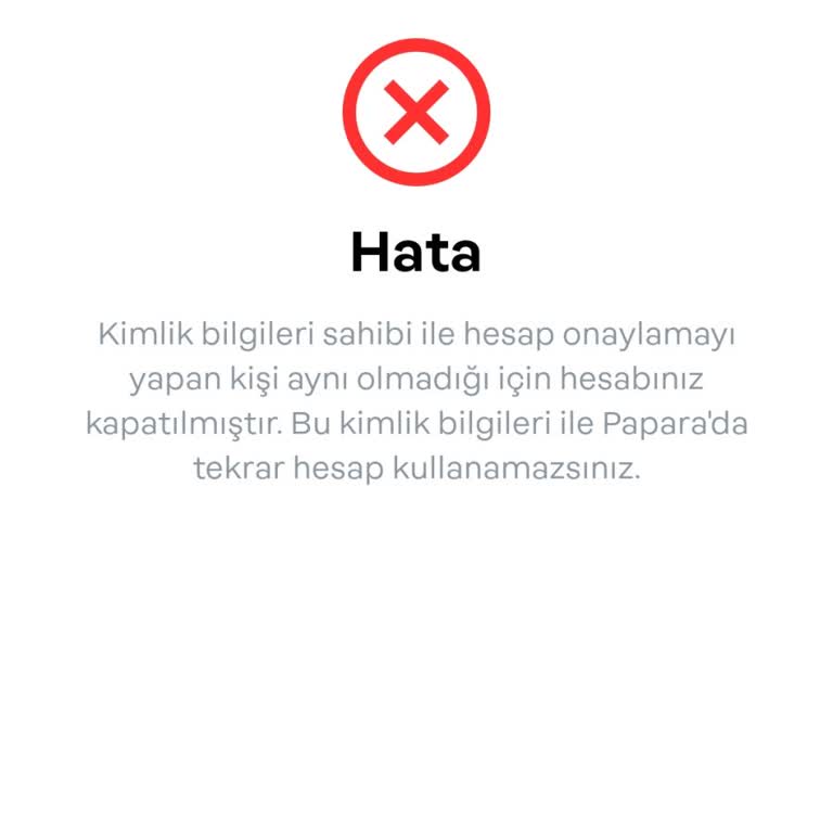 Papara Hesabımın Boş Yere Kapatılması!