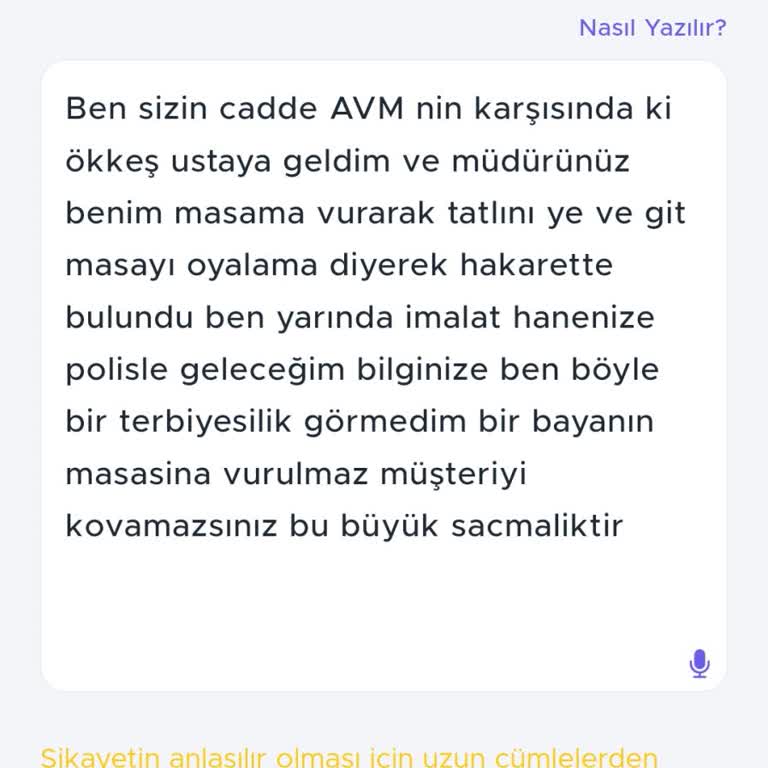 Tatlıcı Ökkeş Usta (Erzurum) Müdür Tarafından Hakarette Uğradım