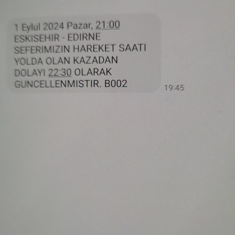 Obilet Bilet Parasının İade Edilmemesi