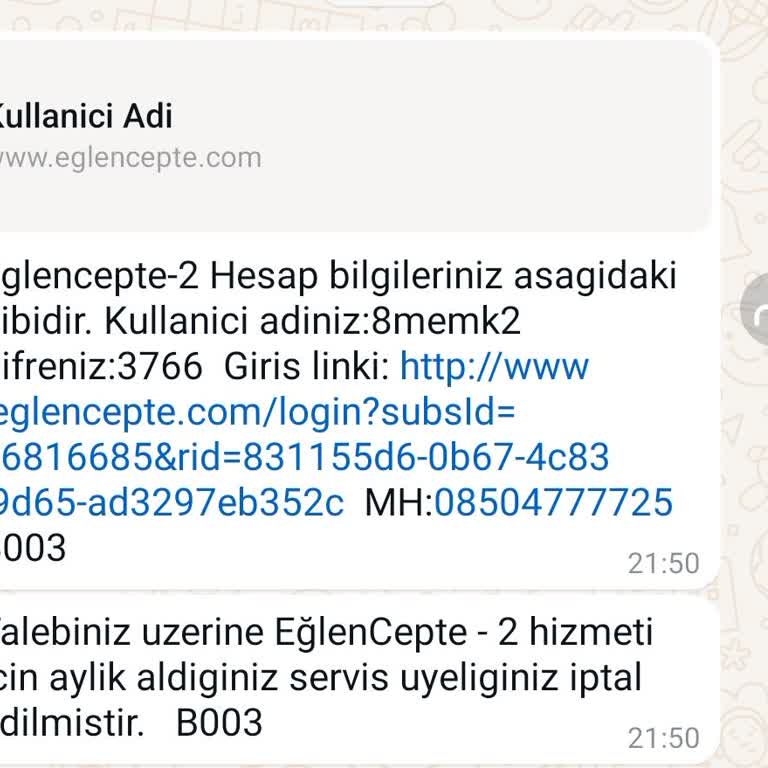 Www.eglencepte.com Aldatmacası Ve Üyelik Ücreti İade Edilmemesi