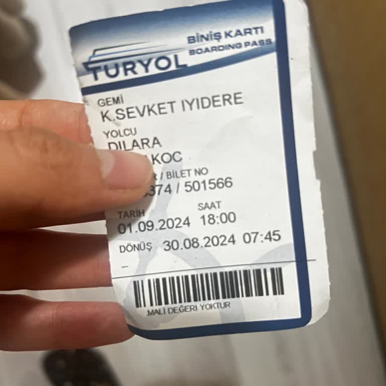 Çeşme- Sakız Mağduriyetimiz Turyol Firması