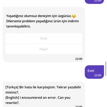 Getir Bayat Ürün Gönderimi