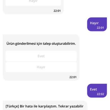 Getir Bayat Ürün Gönderimi