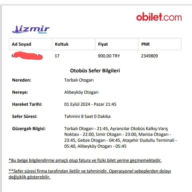 Obilet Yanlış Bilgilendirme Ve İlgisiz Müşteri Hizmetleri İle Yaşanan Mağduriyet