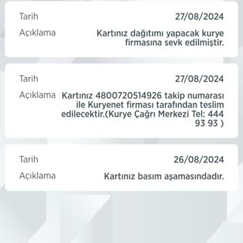 Kuryenet Kredi Kartı Gönderi Şikayeti