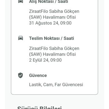 Ziraat Filo Araç Kiralama Sürecinde Yaşanan Olumsuz Deneyim