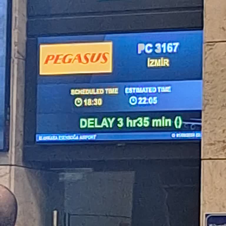 Pegasus Hava Yolları Uçuş Rötarı