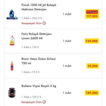 Cepte Şok Alışveriş Sorunu