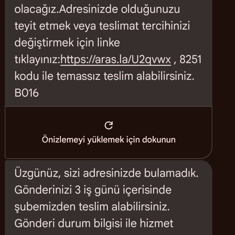 Aras Kargo Hantal Çalışma Şekli