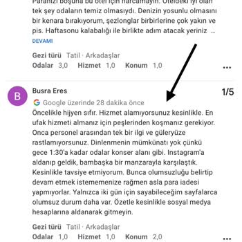 Etstur Pis Ve Gürültülü The Roof Ada Otel Ödememizi Geri İstiyoruz!