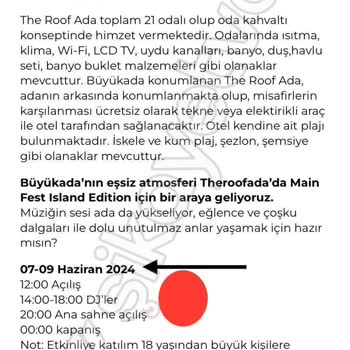 Pis Ve Gürültülü The Roof Ada Otel Ödememizi Geri İstiyoruz!