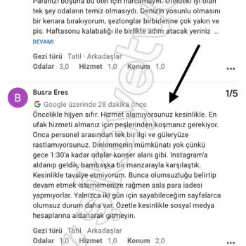 Pis Ve Gürültülü The Roof Ada Otel Ödememizi Geri İstiyoruz!