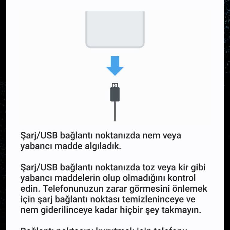 Samsung Telefon Samsung Xcover 6 Nem Algılandı Uyarısı