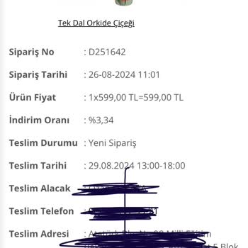 Salonbitkileri.com İletilmeyen Sipariş Dikkat