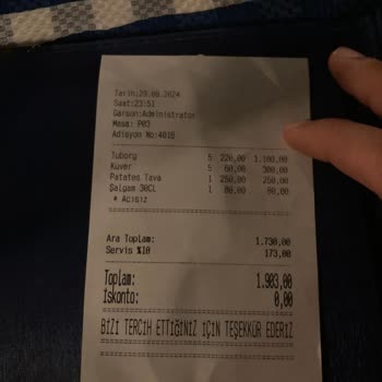 Lakerda Balık Fazla Ürün, Servis Ücreti, Fiyat Değişikliği