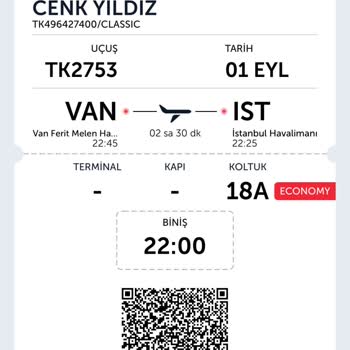 THY İle Van Seyahatimizde Yaşadığımız Büyük Mağduriyet