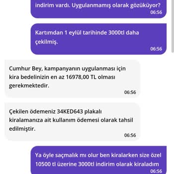 GetirAraç Haksız Para Çekimi Ve Yanıltıcı Bilgi Paylaşımı