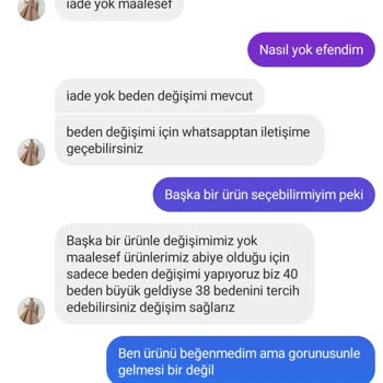 Fulya Butik (Butik_fullya) İade Problemi Var