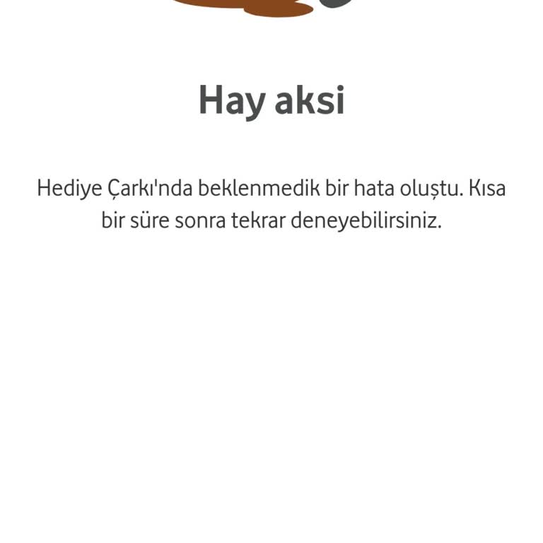 Vodafone Yanımda Hediye Çarkı Sorunu: Mağduriyet Yaşıyorum