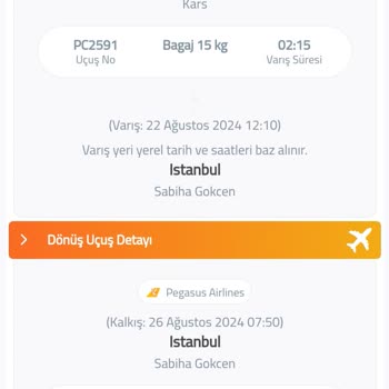 Pegasus İptal Edilen Uçak Bileti Ücret İadesinin Verilmemesi
