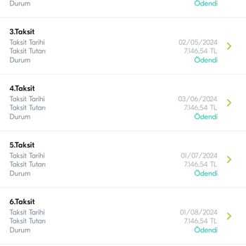 Türkiye Finans Zamanında Ödediğim Kredi Taksiti Gecikmeye Alınmış