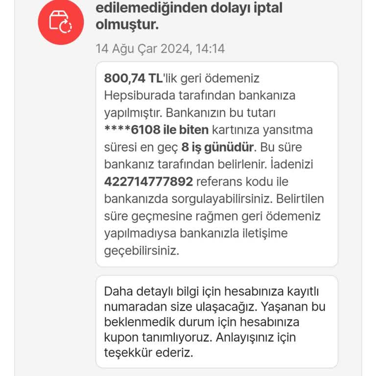 Enpara Hesap Kartı İade Süreci